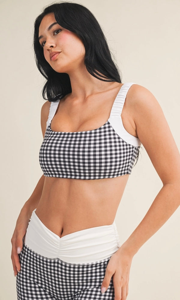Gingham Girl Active-Top