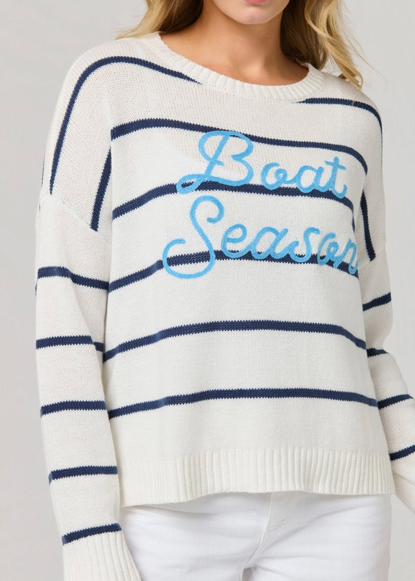 Boat Season Striped Sweater